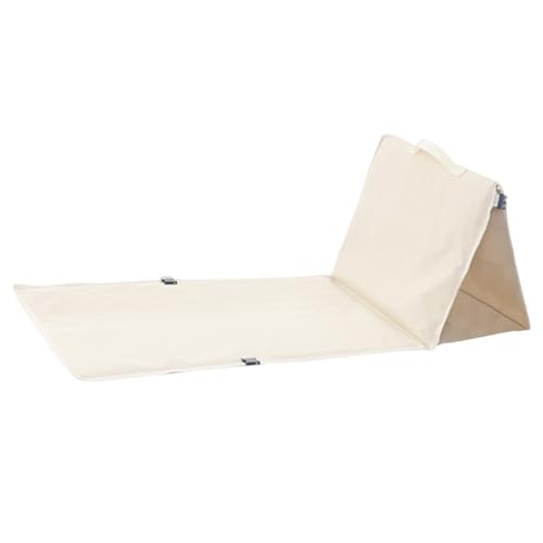 Camping Lounger – Esterilla de playa, silla plegable | Respaldo plegable Mat Beach Silla, tumbona ligera cojín para dormir para tomar el sol al aire libre, bronceado, relajación junto a la piscina