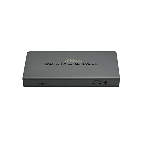 Image of Microware Multiviewer 1080P HDMI 4x1 Quad Multi-viewer Converter with Seamless Switcher IR Control (US Plug)
