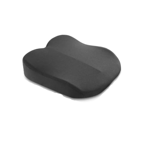 AD-BCrbgen Car Seat Cushion Memory Foam Ergonomic Support Driving Comfort Adult Booster Seat Cushion Elevated Support Lumbar Design Office Chair Car Accessories for Short Adults(Grey)