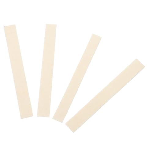 Holibanna 4pcs Flute Mute Felt Strips for Trombone Clarinet Self Adhesive Felt Pads Reduce Noise Friction Compatible with Woodwind Instruments for Musicians