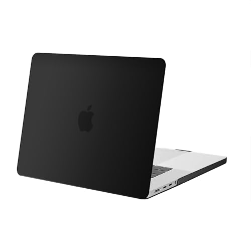 MOSISO Custodia Compatibile con MacBook Pro 16 Cover M5 M4 M3 M2 M1 2026 2025 2024 2023 2022 2021 A3429 A3428 A3403 A3186 A2991 A2780 A2485, Cover per MacBook Pro 16 Pollici Case, Nero