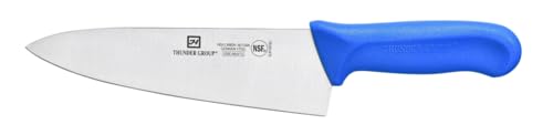SLKF409BU Chefs Knife 8 Blade Blue Polypropylene Handles German Steel NSF