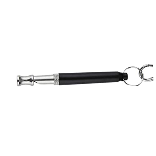 VICASKY Dog Training Whistle with Strap Frequency Black Plated Humane Bark Control Tool for Positive Reinforcement and Obedience Training