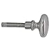 Baldwin 6721.EXT Interior and Exterior Turn Knob for 6751 and 6756, Satin Brass and Black