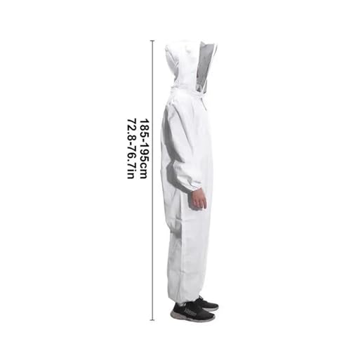 Traje de apicultor para principiantes con capucha ventilada de algodón Talla L 6