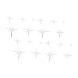 KAILIKETIY 多機能ウォールアクセサリー 壁用アクリルステッカー 銀色鏡面仕上げ 部屋 幼稚園向け 壁装飾 剥がしても跡が残らない