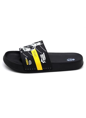 Image of SVAAR Authentic Batman Gotham City Men's Ultra Soft Sliders /Slippers for Men with Soft Cushion | Everyday Flip Flops for Gents /Boys