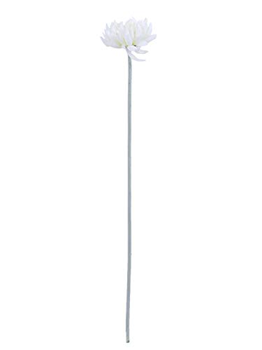 Image of Fourwalls Artificial Decorative Real Touch Mini Chrysanthemum Flower Sticks (Set of 8, White)