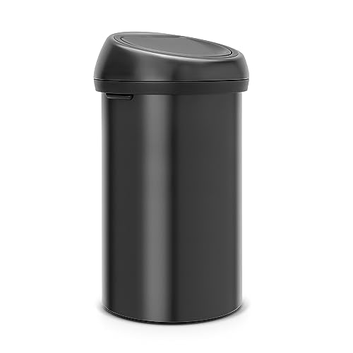 Brabantia 402562 Touch Bin Abfalleimer 60 l, matt schwarz