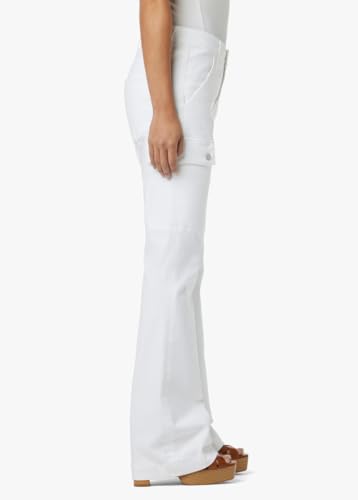 Joe's Jeans Petite White The Frankie Cargo Bootcut Jean2