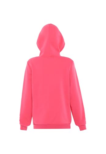 Pull à capuche avec fermeture éclair Hoona rose M pour femme