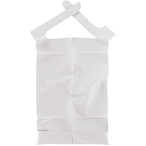 Sensalou Baberos Desechables para Adultos con Bolsillo para Comida Cover