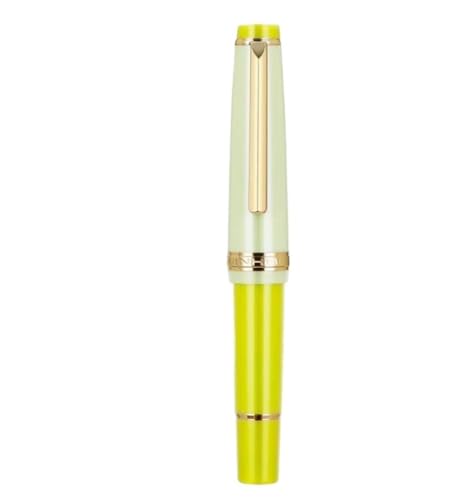 Stylo-plume 0.38 mm EF écriture fine sans bavure KLVN mini stylo vert citron