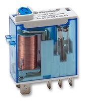 Finder Power Relay, Miniature, Spdt-Co, 24Vdc, Plug-in - 46.61.9.024.0074