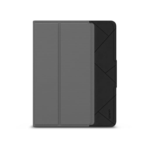 Image of GRIPP Melon Leatherette Texture Case for iPad Air 11 inch (M2 /M3 /M4, 2024 /2025 /2026), iPad Air 10.9 inch (4th /5th Generation, 2020 /2022), iPad Pro 11 inch (3rd /4th Generation, 2021 /2022) - Grey /Black