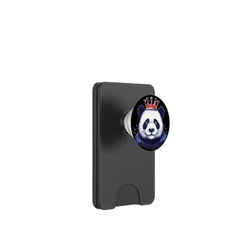 El rey de los abrazos lleva una corona PopSockets PopWallet para MagSafe