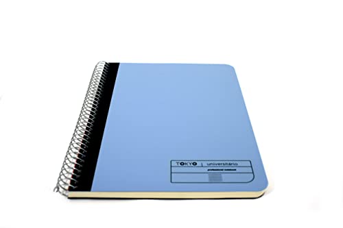 Confetti - Caderno Universitário 80 folhas sem pauta TOKYO Capa Azul