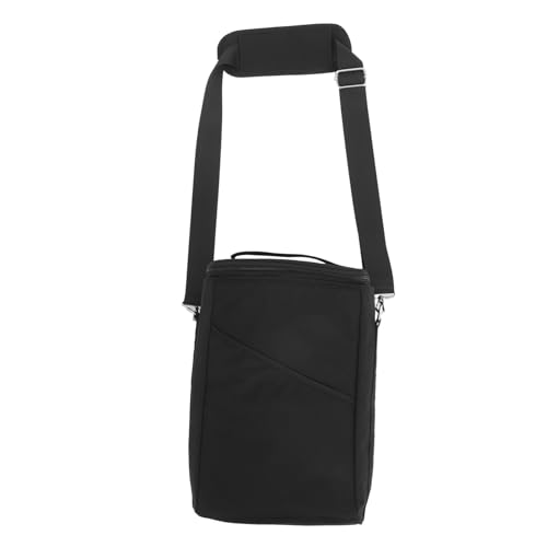 Bolso de mano aislado para vino con almacenamiento portátil negro 600D