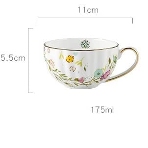Tazza da caffè Tazza e piattino in Porcellana Creativa Ceramica Set semplici Design Moderno Tazze da caffè Tazas para Cafe Decorazione per la casa Tazza da tè