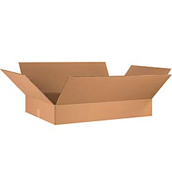 34 x 21 x 6" Flat Corrugated Boxes