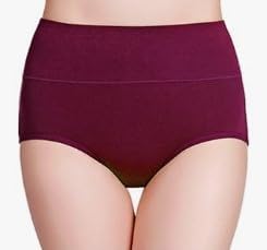 TEXTREE Womens High Waisted Underwear Cotton Panties Regular & Plus Size | Women Briefs Panty | Panty for Women | Ladies Panty 100% Cotton Panties