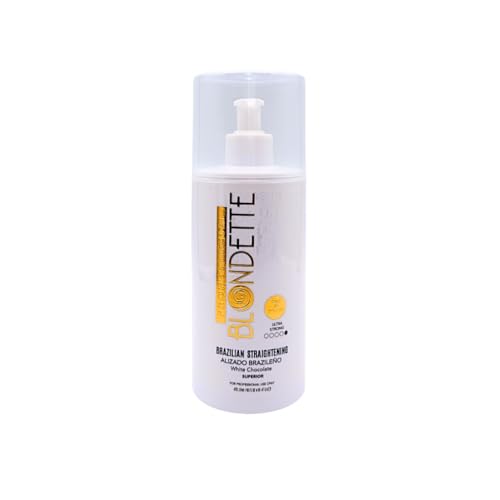 Blondette Professional Brazilian Straightening White Chocolate, Keratin Hair treatment 16 oz