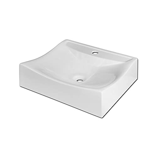 Cuba Pia para Banheiro Retangular Meca Branco