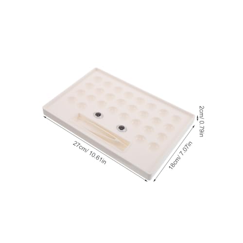 Caja de plástico para lentes que organiza compartimentos y evita pérdidas 2