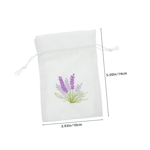 4 bolsas de saquitos con cordón para lavanda miniatura 2
