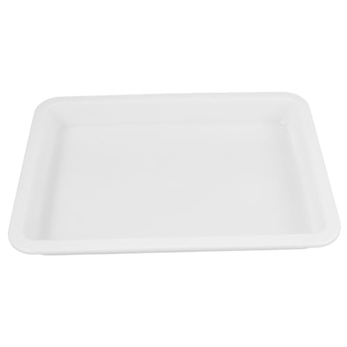 Unomor Laboratory Experiment Tray Deep Leak Chemical Reagent Storage Plate for Safe Acid and Alkali Use Multi Functional Laboratory Apparatus