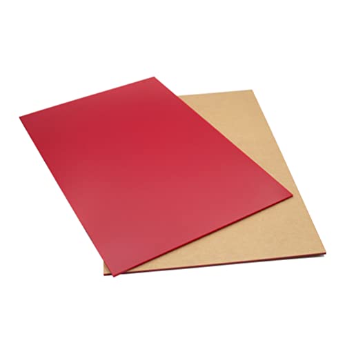 Feuilles plastique rouge Yatokis 20x30 cm en plexiglas ABS pour peinture