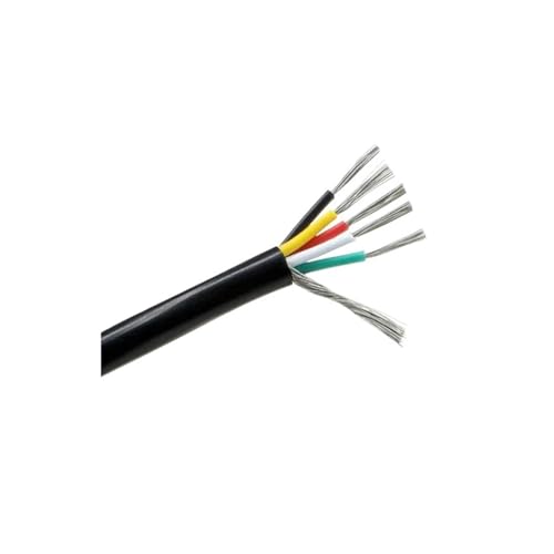 Câble audio blindé anti-interférence UL2547 5 conducteurs 24AWG 10m