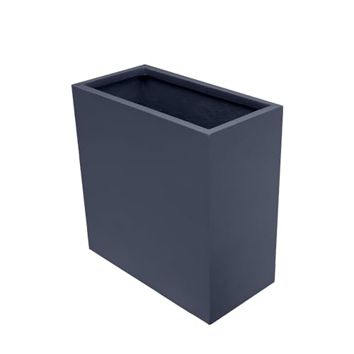 JP PLANTERS 12" Rectangle Fiberglass Trough Planter 24” L x 24” W x 12” H - Flower Pot Container for Home Garden, Patio, Lawn & Terrace Outdoor FRP Planters - Grey (B0C7CPXRG6) Amazon Price History, Amazon Price Tracker
