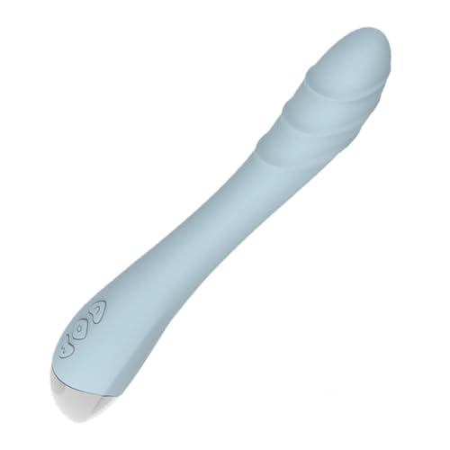 Vibrator Sexspielzeug Vibratoren Frauen Leise mit 10 Vibrationsmodi Dildo Massagestab Spielzeug für Frauen und Paare Extrem,Blue