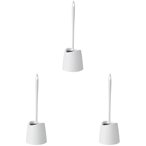Tatay 4431401 Escobilla De Baño WC, Blanco, 12.00X12.00X38.00 Cm (Paquete de 3)