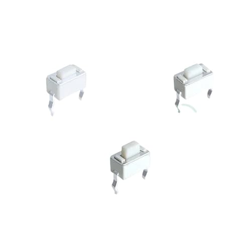 Interrupteur tactile bouton poussoir 3x6x4.5mm micro switch 2 broches blanc pour LCD