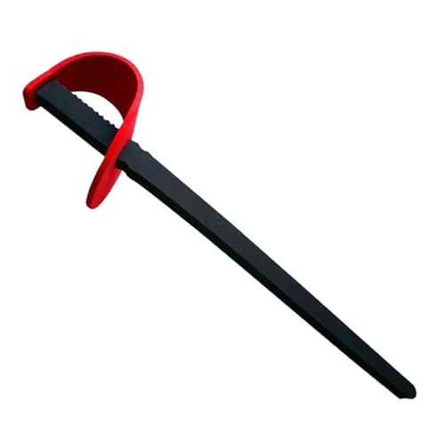 Oshhni Set de Esgrima de Espuma para Iniciantes y Avanzados, Rojo