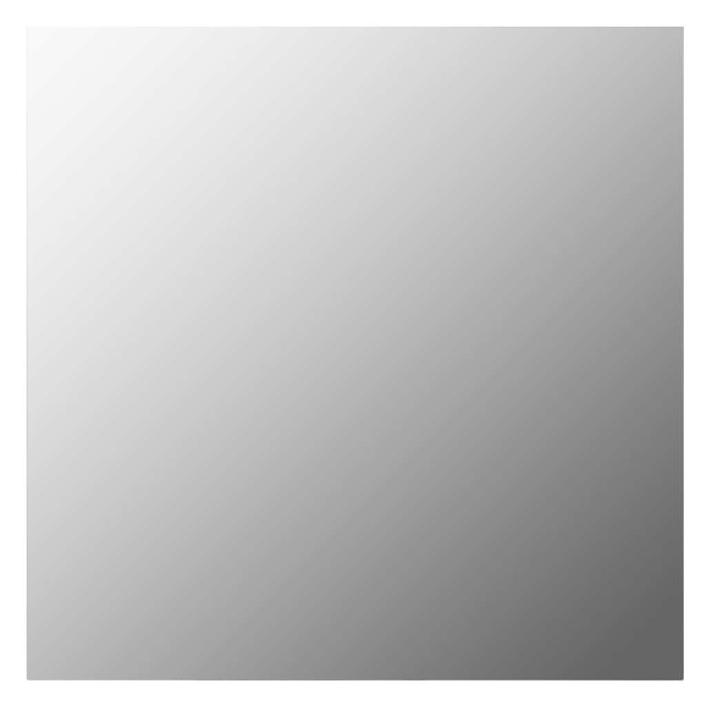 Lustro ścienne z oświetleniem LED, kwadratowe, 60 x 60 cm, szkło ze złączem USB, ciepła biel, zimna biel, do sypialni, salonu, łazienki, nowoczesne wzornictwo