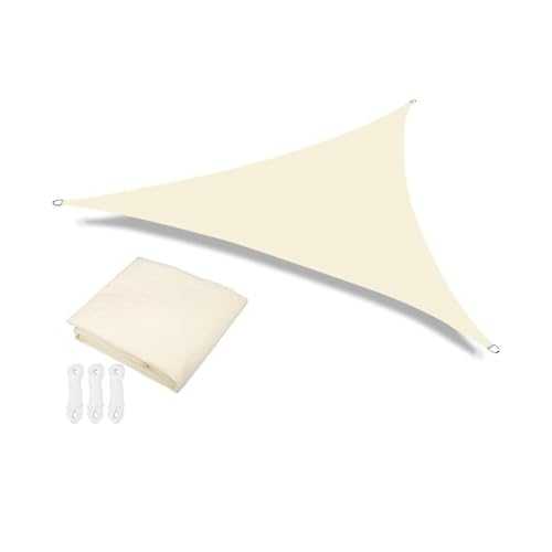 Voile d'ombrage triangulaire auvent de protection solaire pour une après-midi fraîche au bord de la piscine