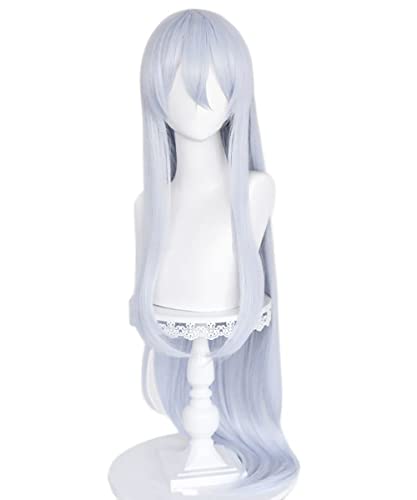 Perruque Yoisaki Kanade cosplay grise pour femmes costume Halloween et conventions
