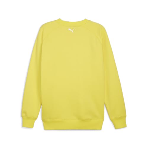 PUMA Mens Scuderia Ferrari Race Shield Crew Neck Sweatshirt Casual - Yellow2