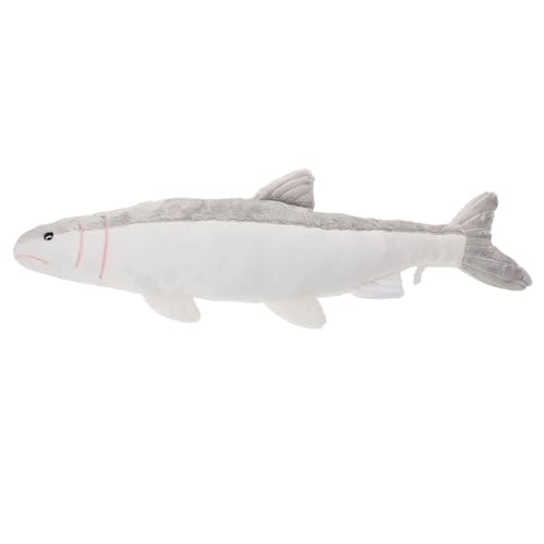BESPORTBLE Almohada de Peluche de Pescado Gigante 50 Cm, Cojín Suave y Ligero Forma de Pez para Decoración Infantil y Sala de Juegos, Funda Lavable, Almohada Temática de Animales Marinos