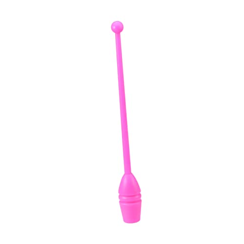 INOOMP Bastoni da Ginnastica Ritmica 45 Cm Set da Rosa Testa in Gomma Termoplastica per Danza e Fitness per Ragazzo Ragazza e Adulti, Strumenti Artistici per Ginnasti e Appassionati di Ginnastica