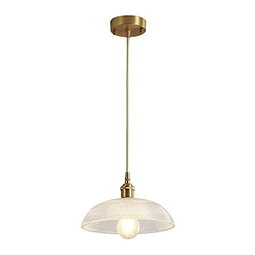 Lámpara de cristal de latón para salón y comedor con diseño exclusivo de 1 luz