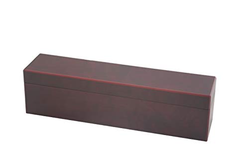 Caja de almacenamiento con acabado en madera caoba para 25 monedas certificadas miniatura 3