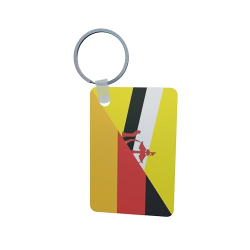 U24 Porte-clés Brunei Allemagne en aluminium 50 x 47 mm