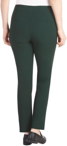 Image of Hilary Radley Women's Ponte Pull-On Mid Rise Slim Leg Pants