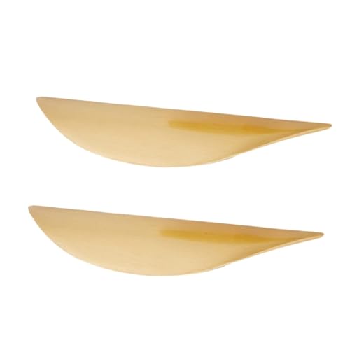 ハンドル、食器棚ノブ、ハンドルノブ、ハンドルドアノブ、キッチンキャビネットハンドル、ゴールド真鍮ハンドル、寝室、食器棚、引き出しノブ、ネジ付き、ピース家具アクセサリー(サイズ:Pas de trou 32mm)