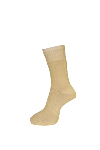 Image of RC. ROYAL CLASS Men's Calf Length Cotton Terry Towel Cushion Solid-Plain Socks (Pack of 3 Pairs)