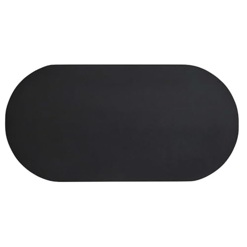 Image of Modway EEI-6764-BLK Caspian 72 inch Oval Concrete Dining Table, Black